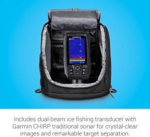 Garmin STRIKER Plus 4 Ice Fishing Flasher Bundle